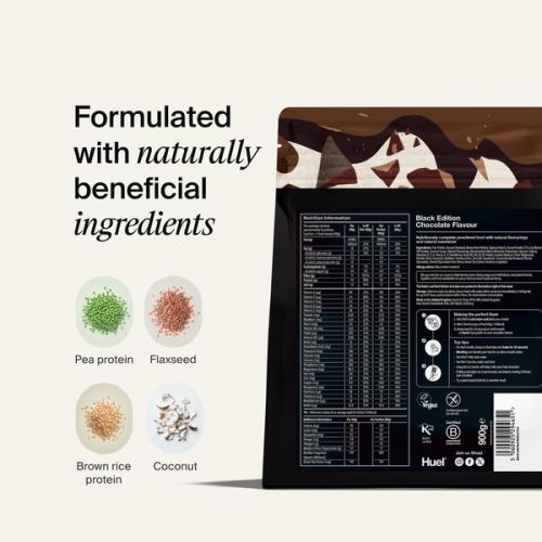 BE Powder back-of-pack with ingredients
