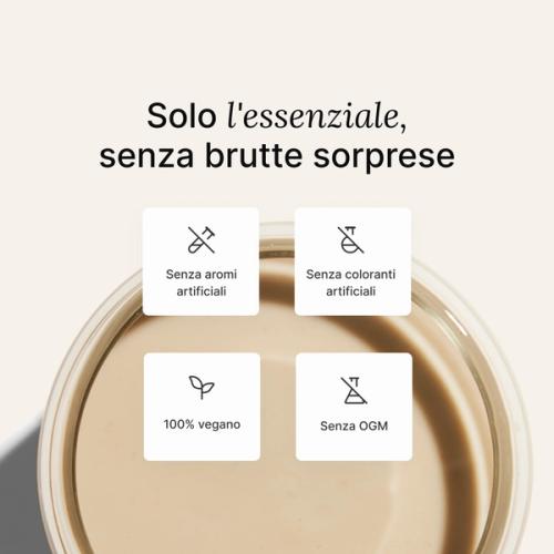 image of a glass of Huel meal replacement drink on a neutral colour background with key health benefits