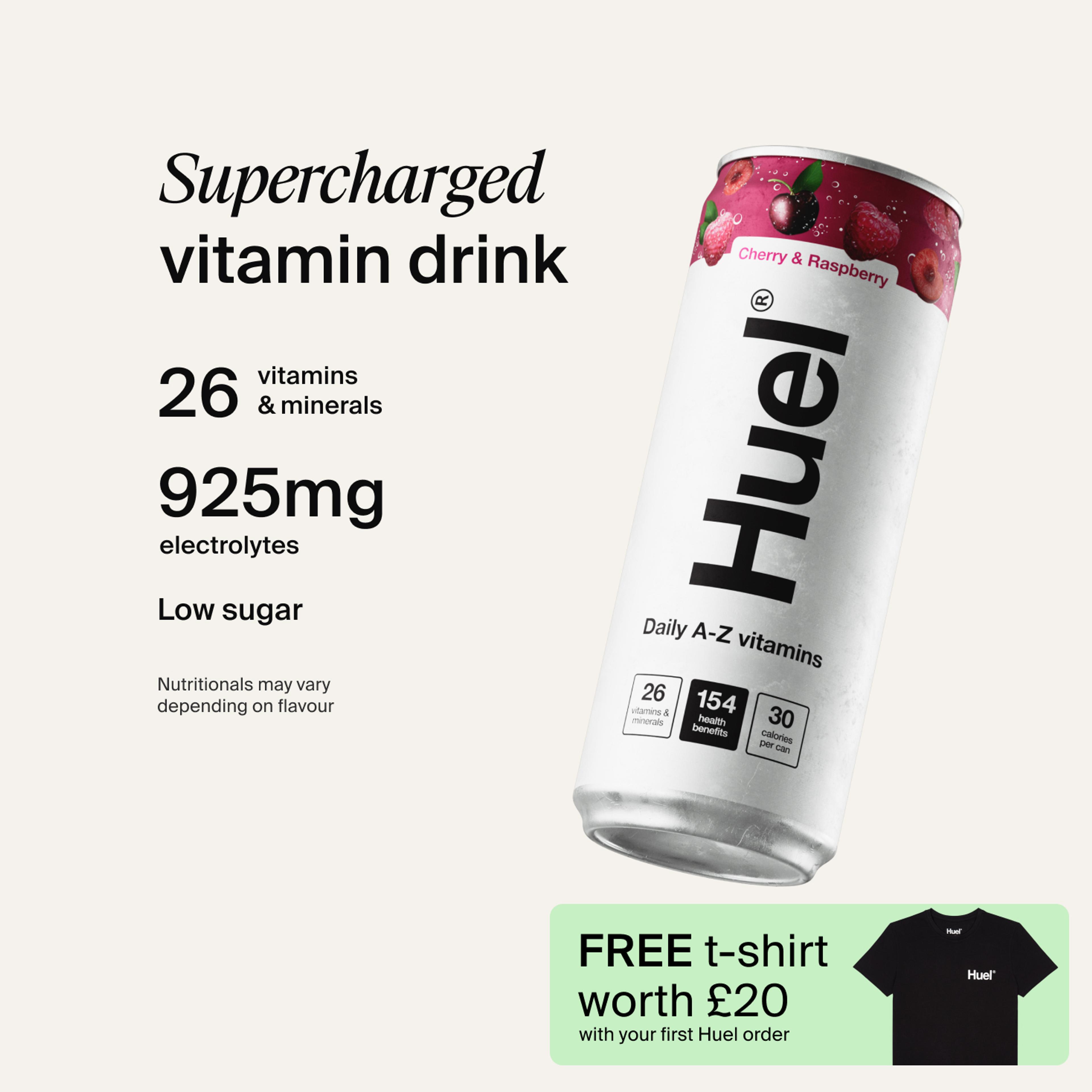 Supercharged vitamin drink