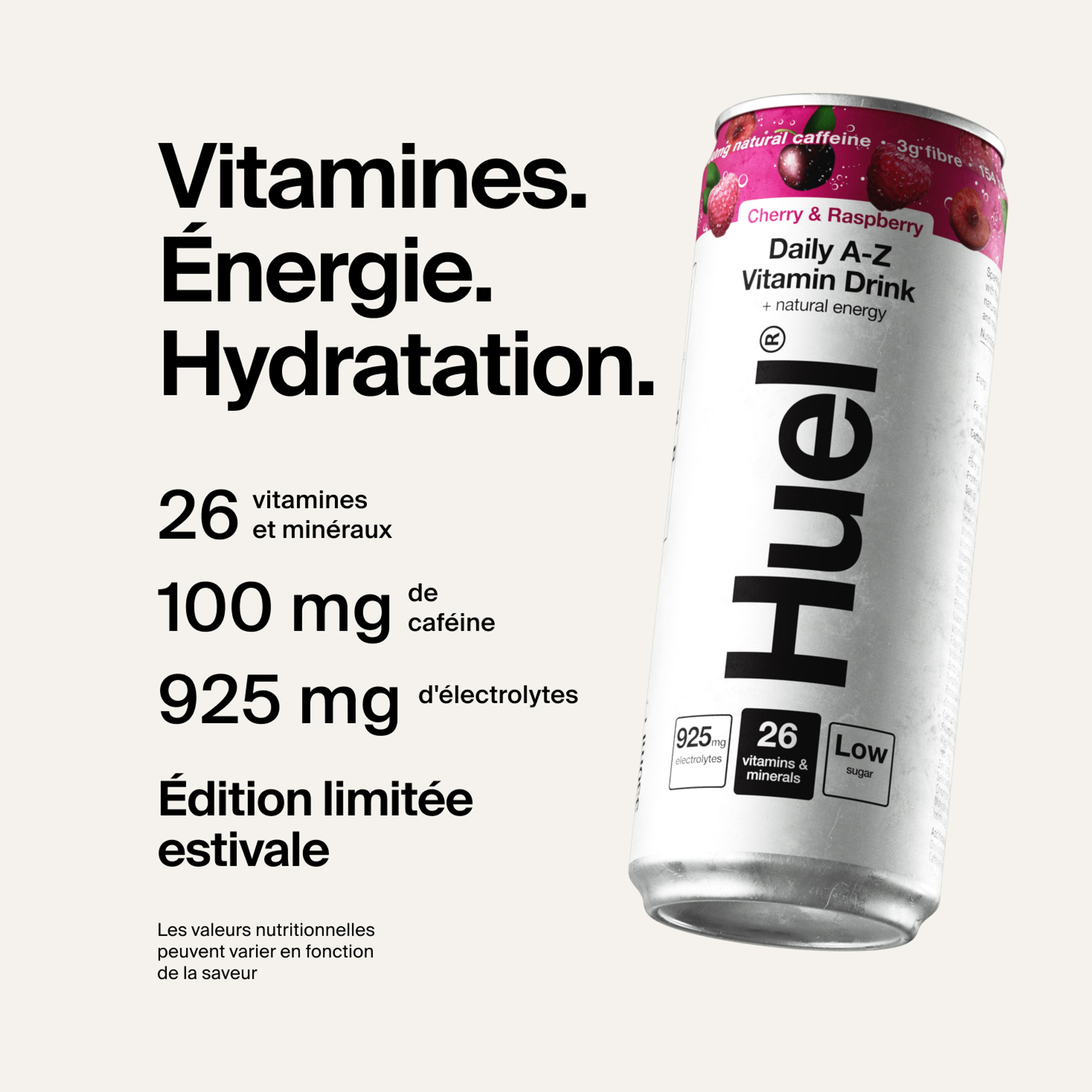Boisson vitaminée survoltée