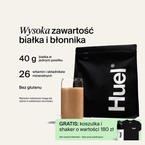 Torba Black Edition Powder z informacjami o wartościach odżywczych