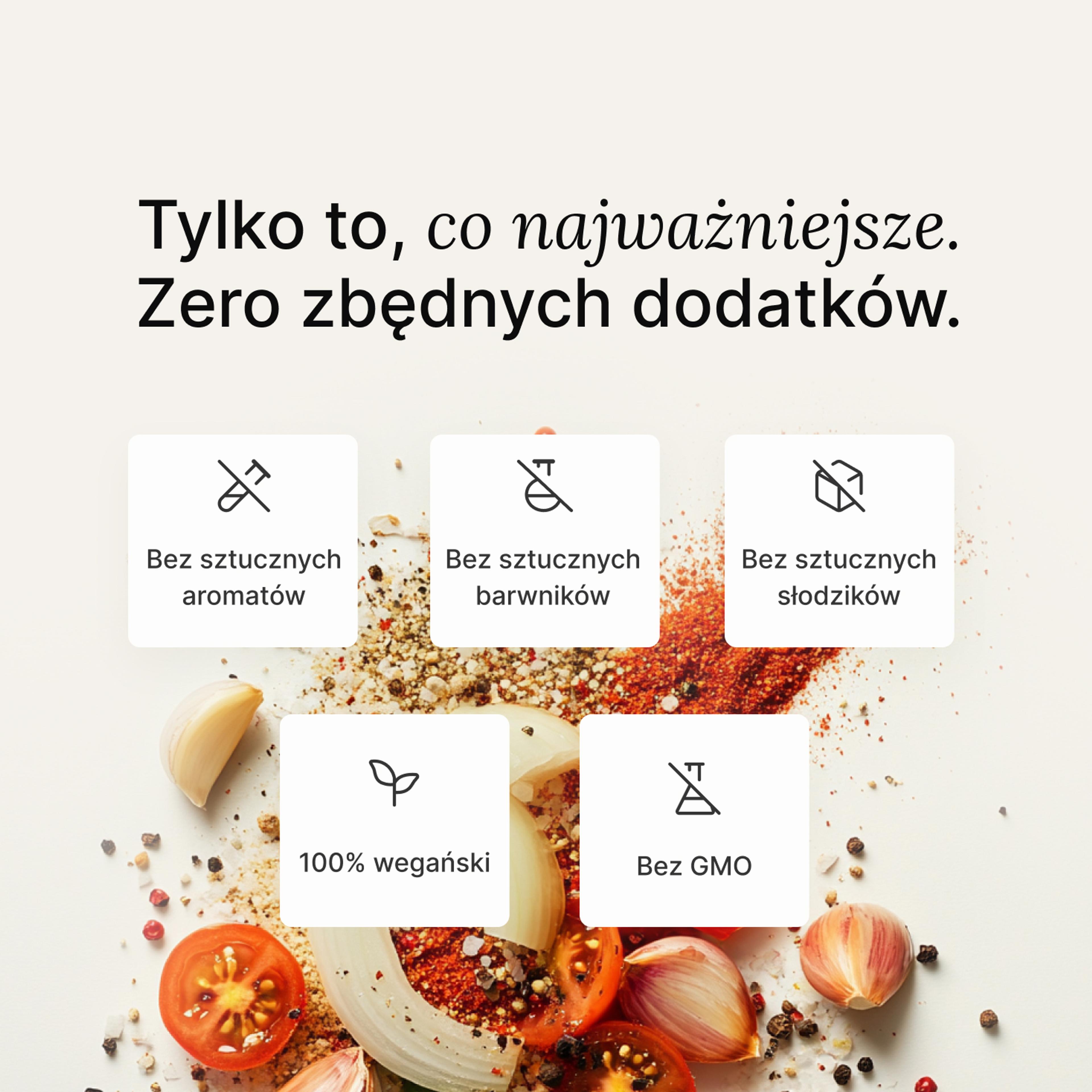 Dried vegetables and herbs blend on a neutral colour background