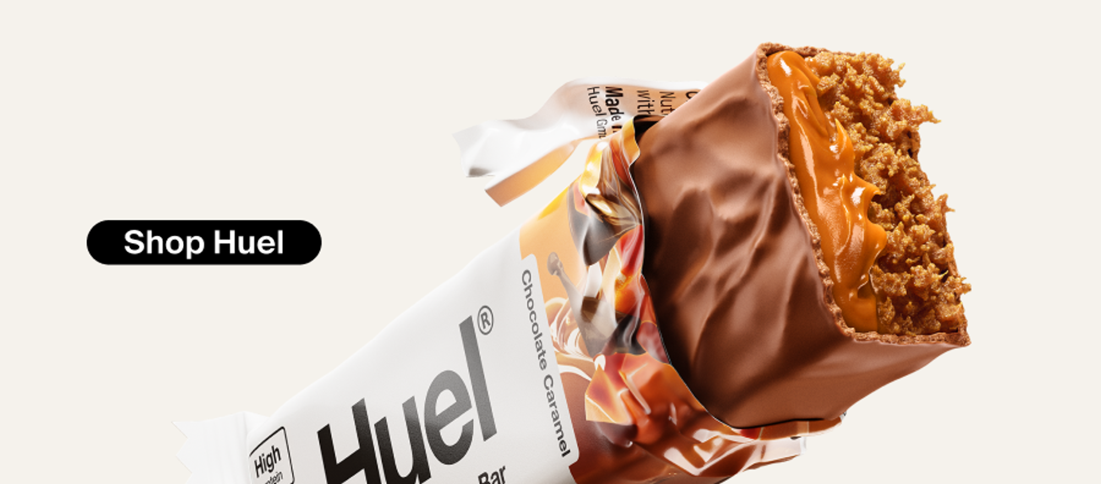 Shop Huel nutrition bars button