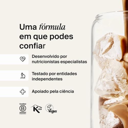 An image of Huel RTD being poured into a glass 