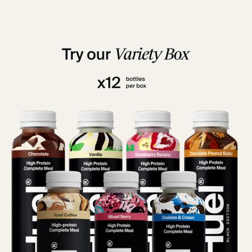 Try our variety box (x12 bottles per box)