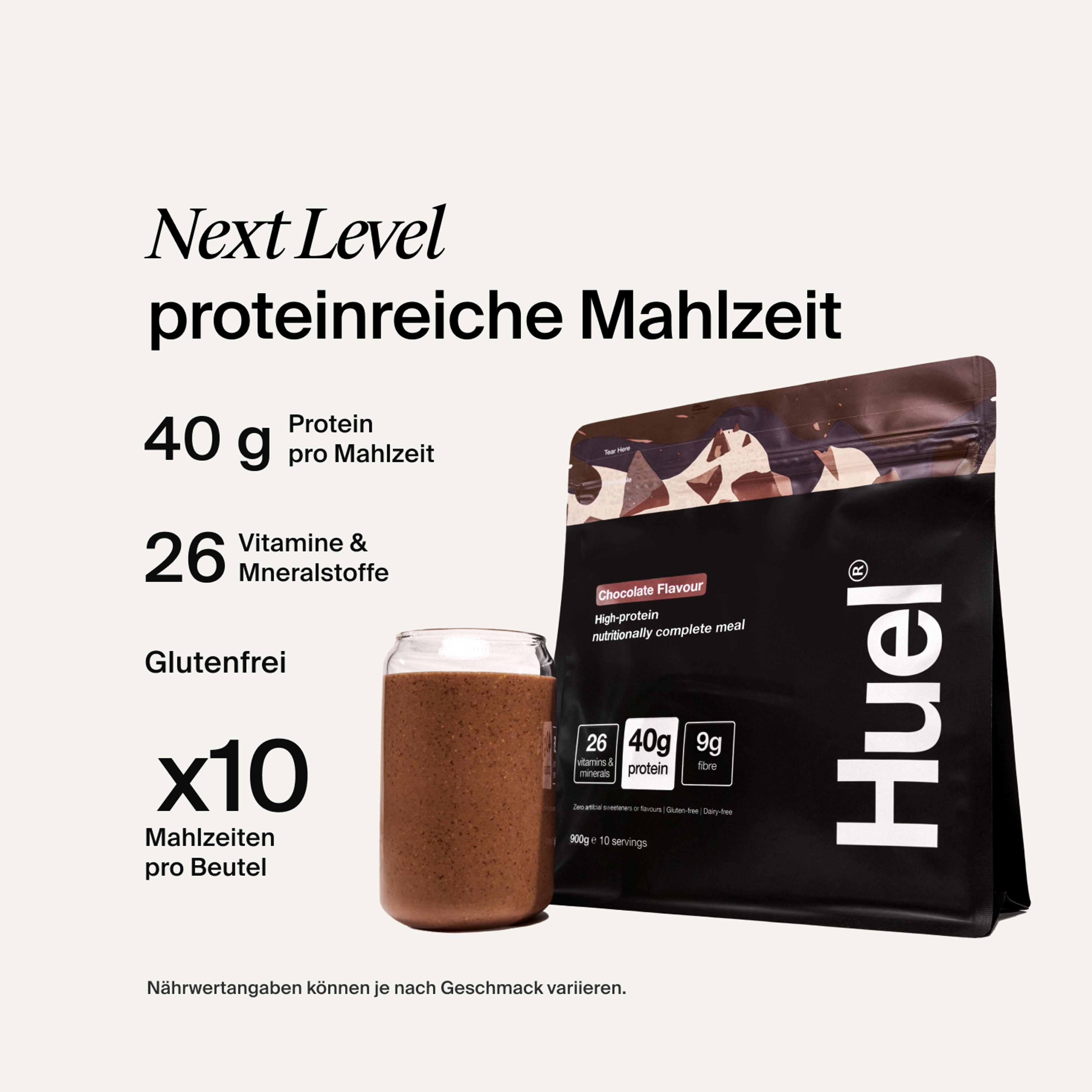 A bag of Huel Black Edition meal powder 