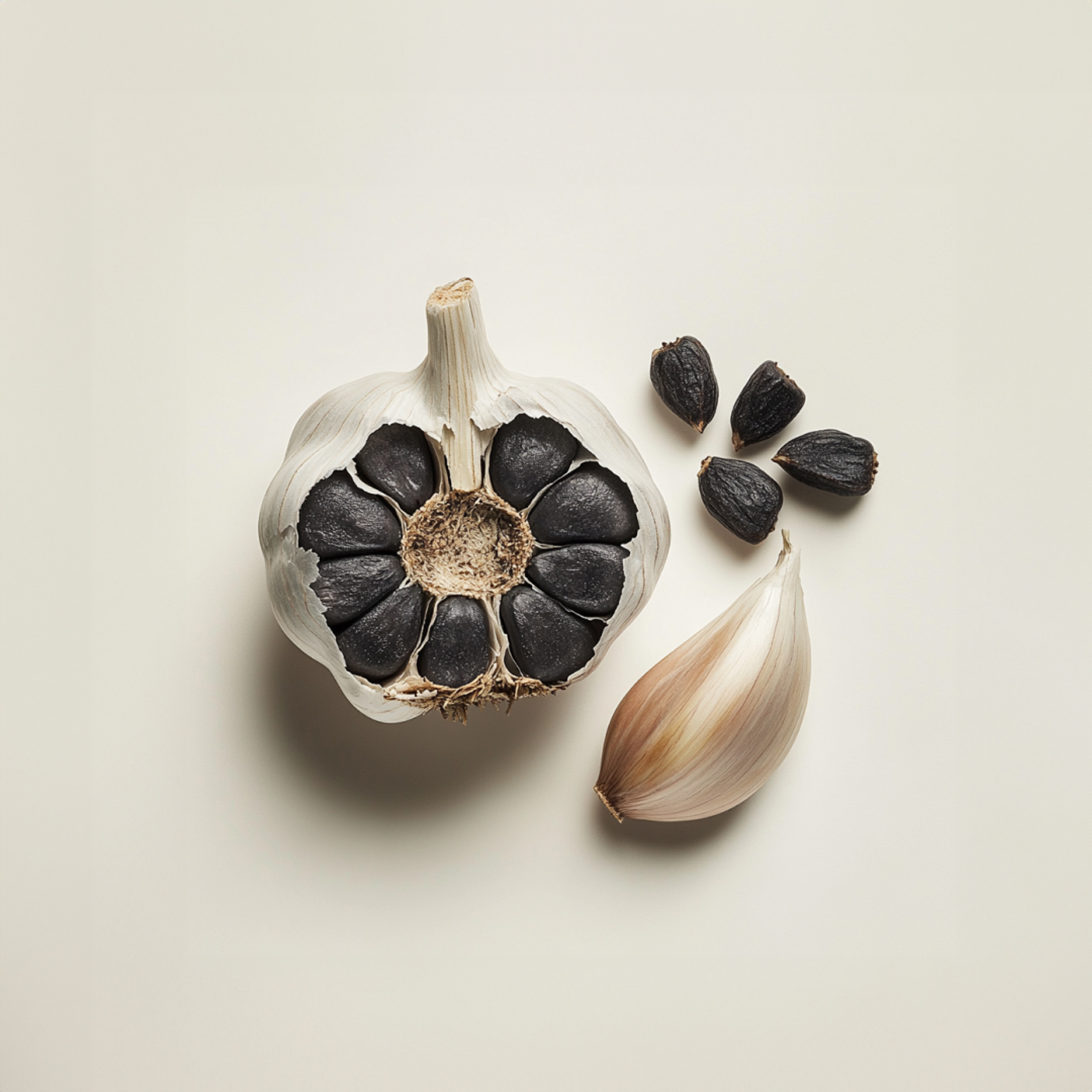 Schwarzer Bio-Knoblauch