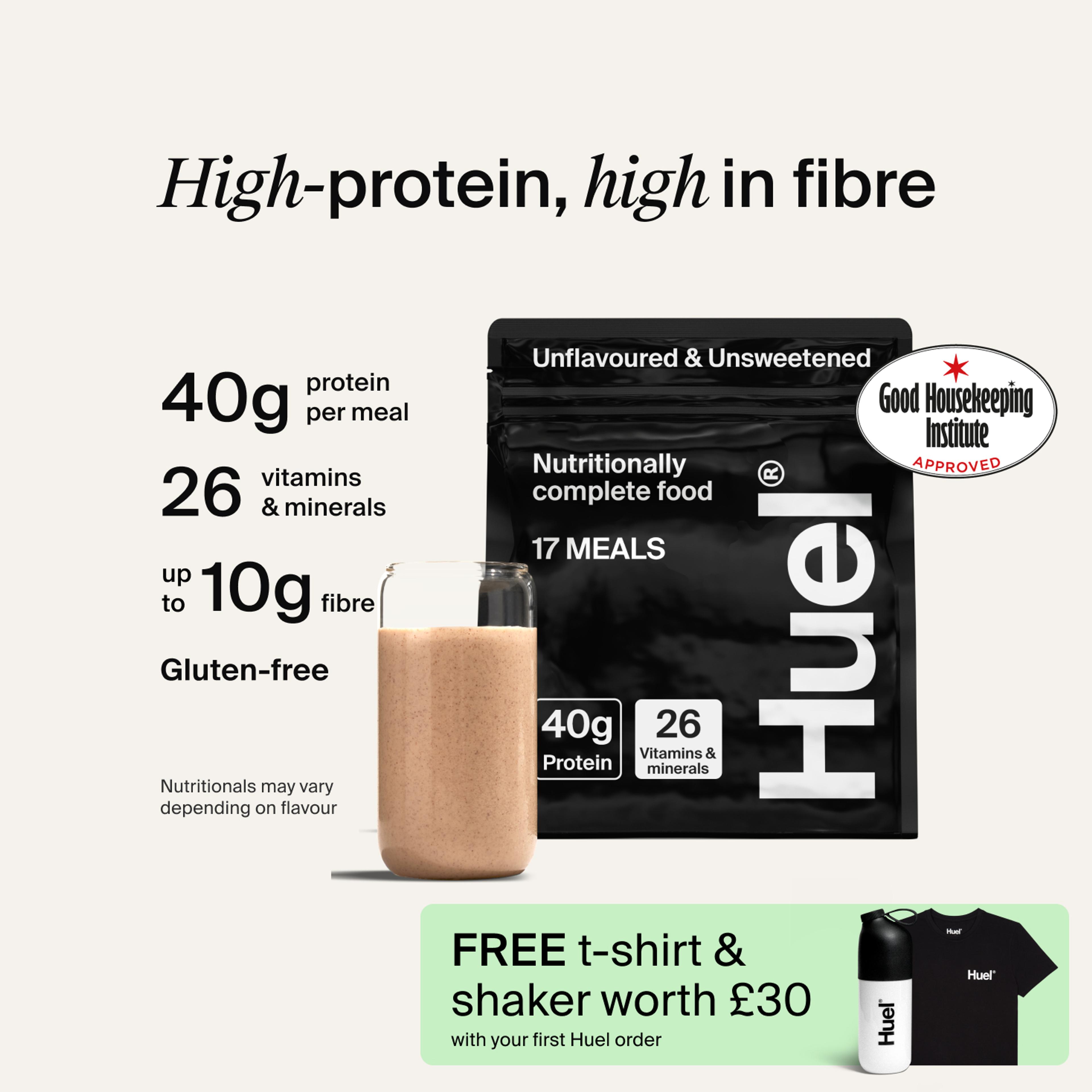 Bag of Black Edition Powder with Complete Nutrition callouts