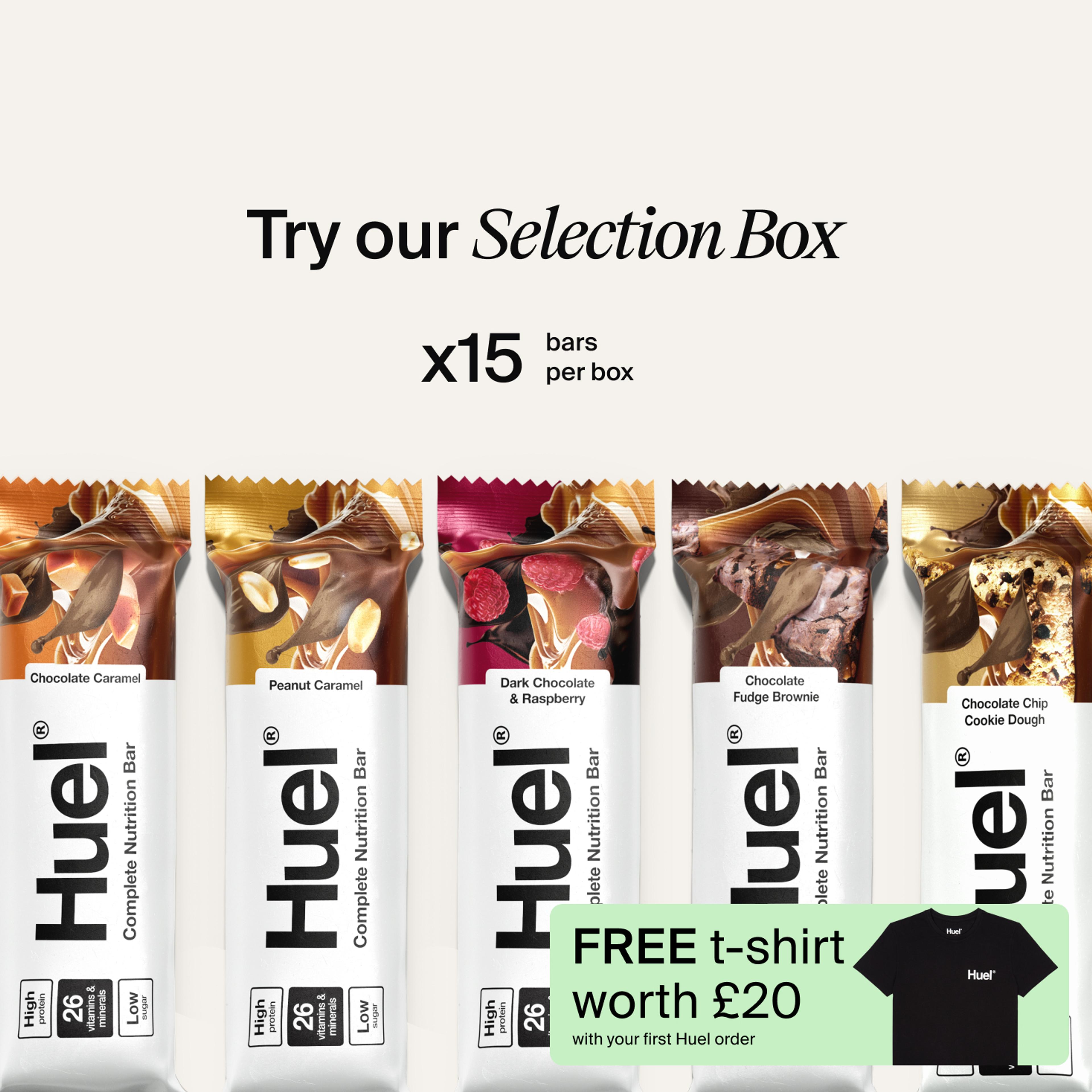 Try our selection box (x15 bar sper box)