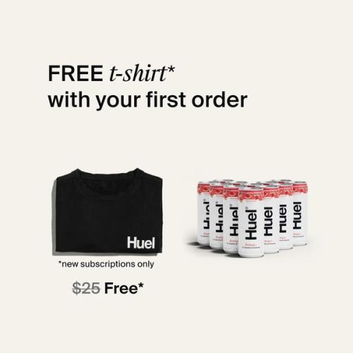 Free t-shirt with your first subscription order