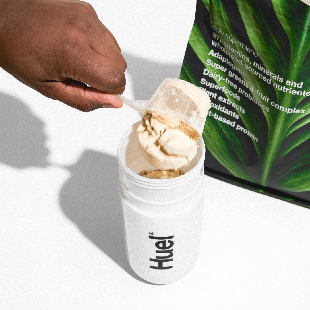 Add two scoops of Daily Superblend into Shaker