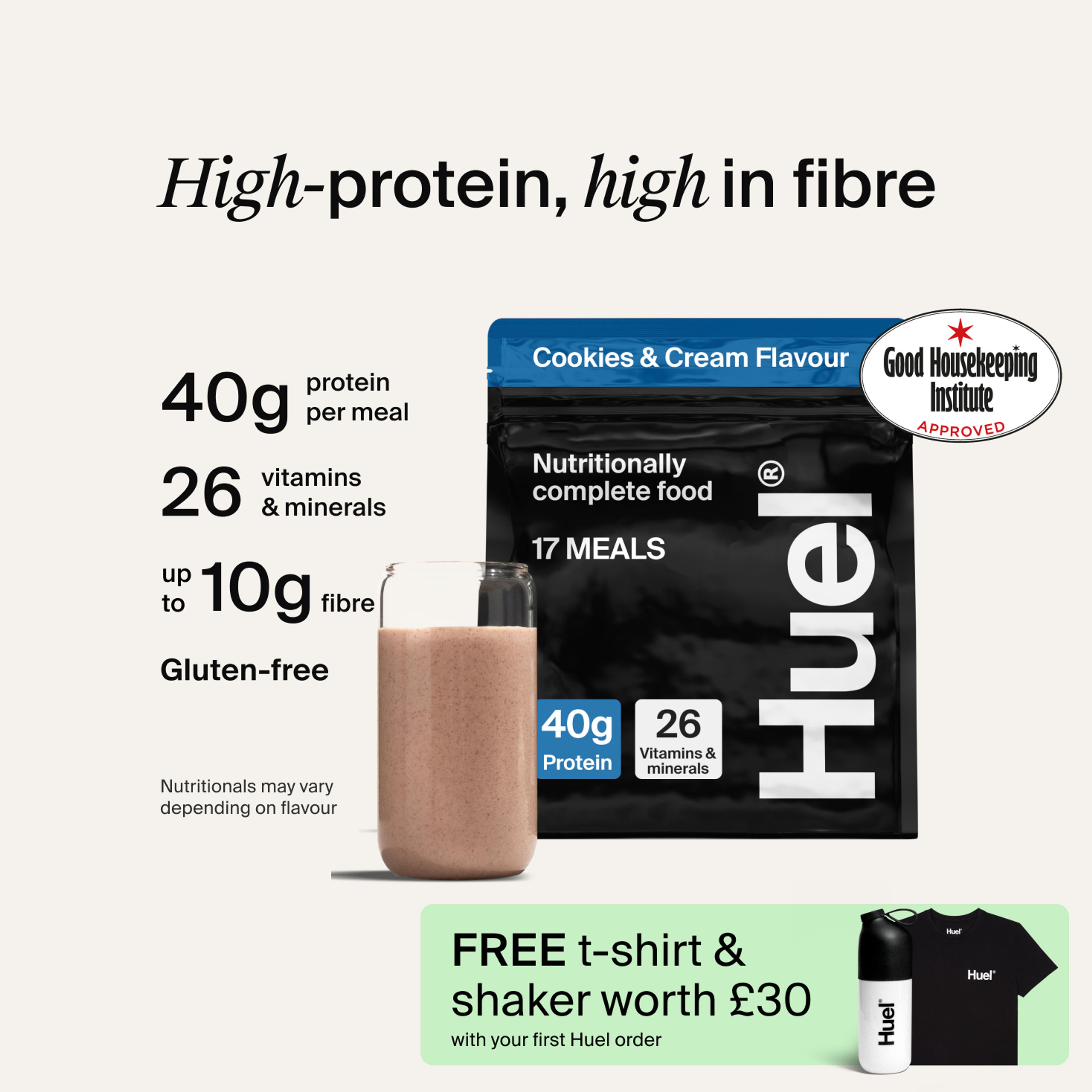 Bag of Black Edition Powder with Complete Nutrition callouts
