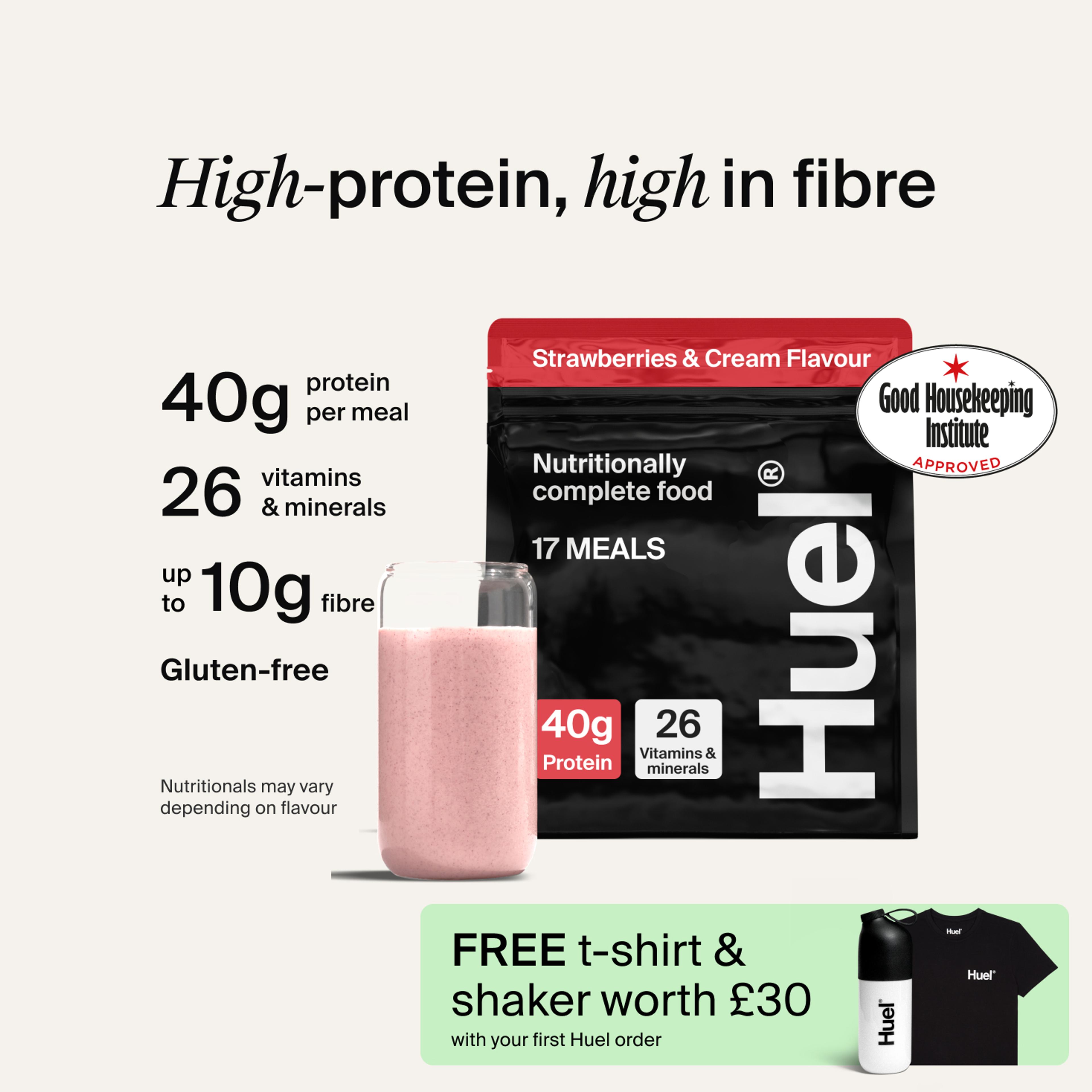Bag of Black Edition Powder with Complete Nutrition callouts