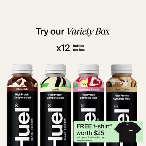 Try our variety box (x12 bottles per box)