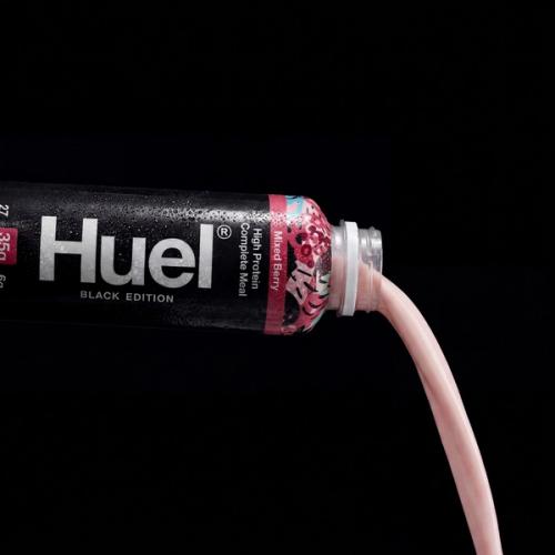 A bottle of Black Edition Ready-to-drink being poured