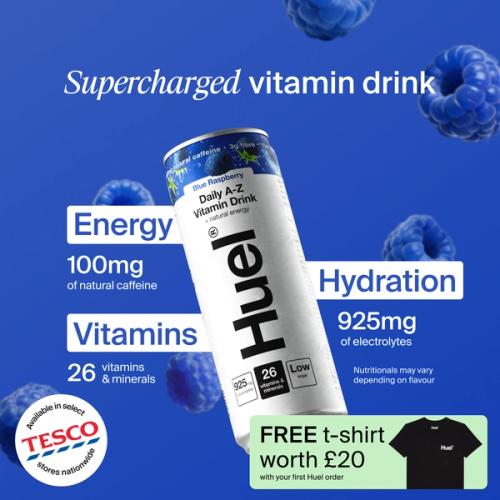 Supercharged vitamin drink