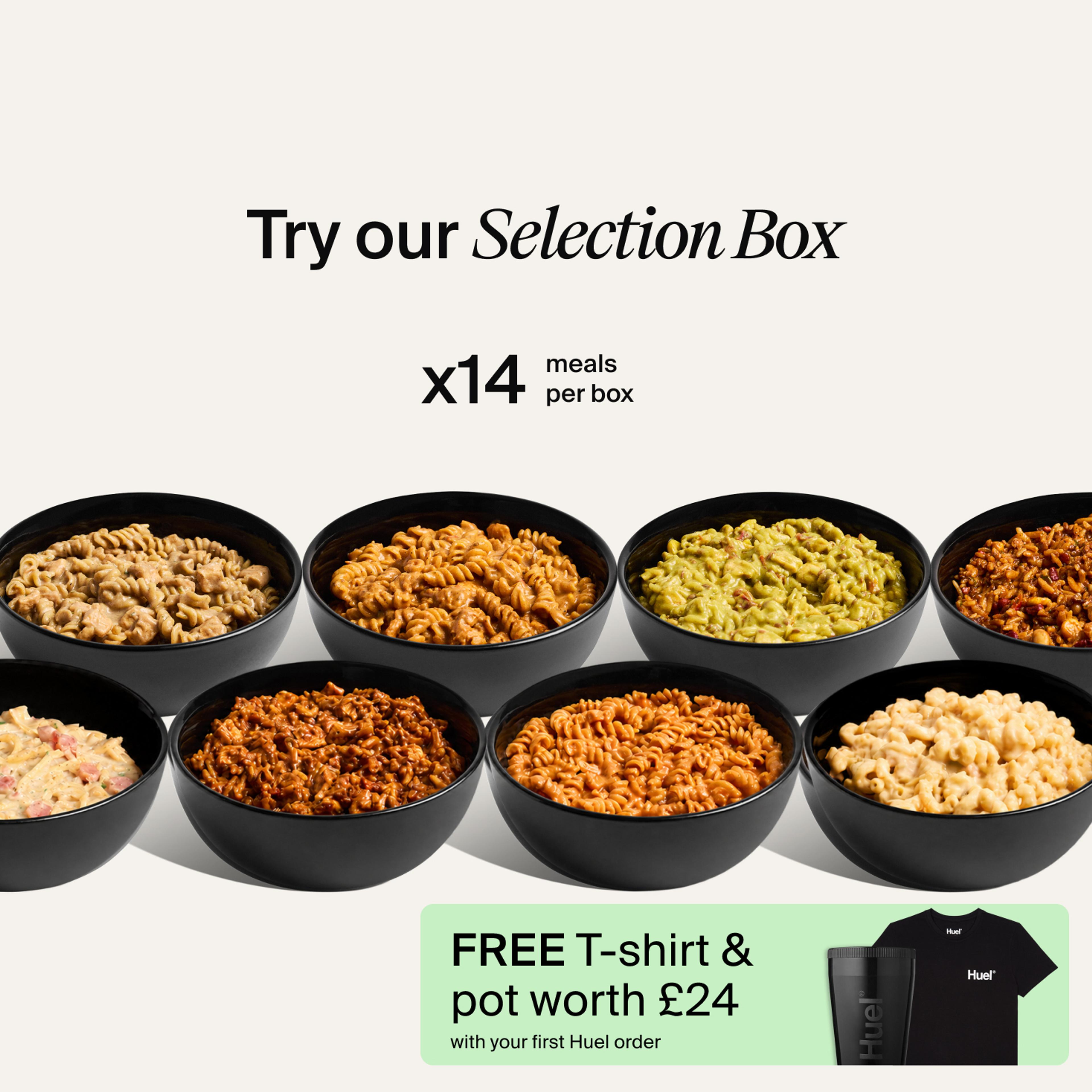 Try our selection box x14