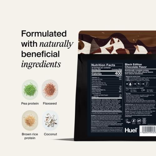 BE Powder back-of-pack with ingredients