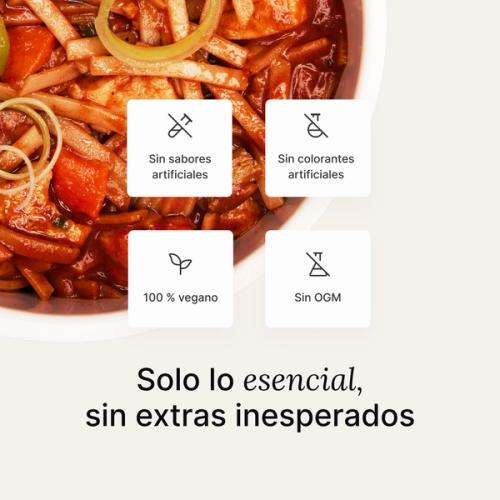 Tenedor con noodles Hot & Savoury 