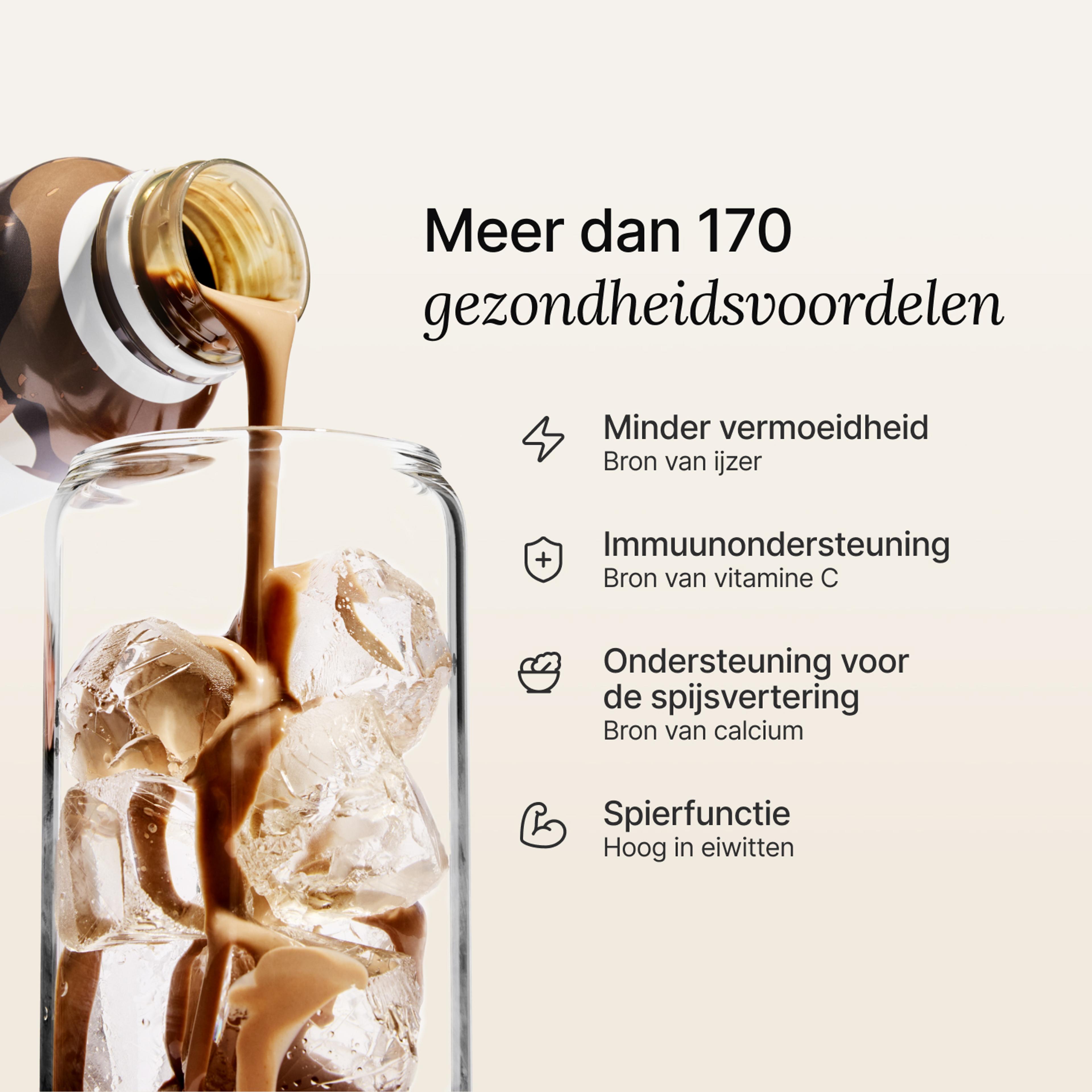 Vanilla uit een Ready-to-drink-fles