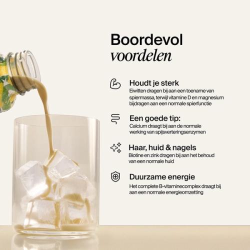 Gezondheidsvoordelen zoals kracht, een goed gevoel in je buik, gezonde haren, huid en nagels, en langdurige energie