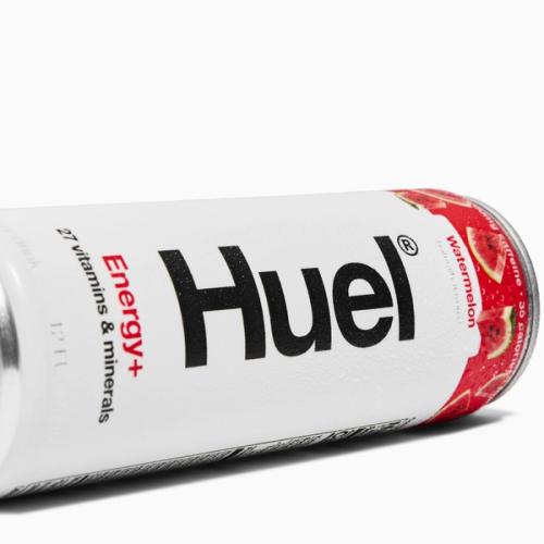 A can of Huel Daily A-Z vitamins laying on its side