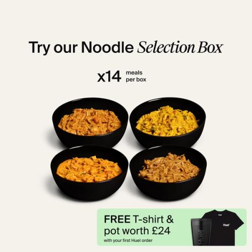 Try our noodle selection box x14