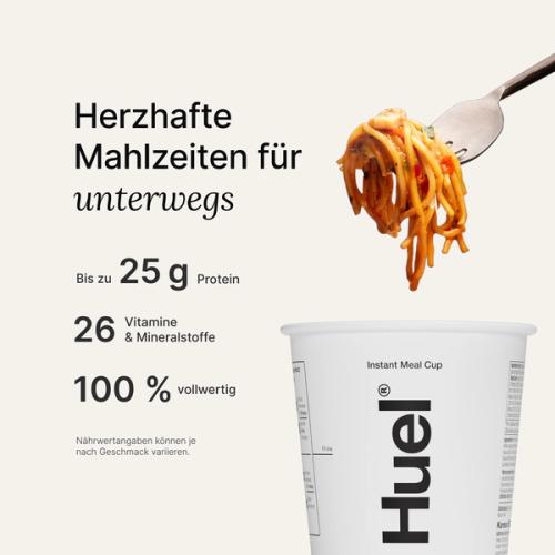 Hot & Savoury Pot mit Callouts mit vollständigen Nährwertangaben