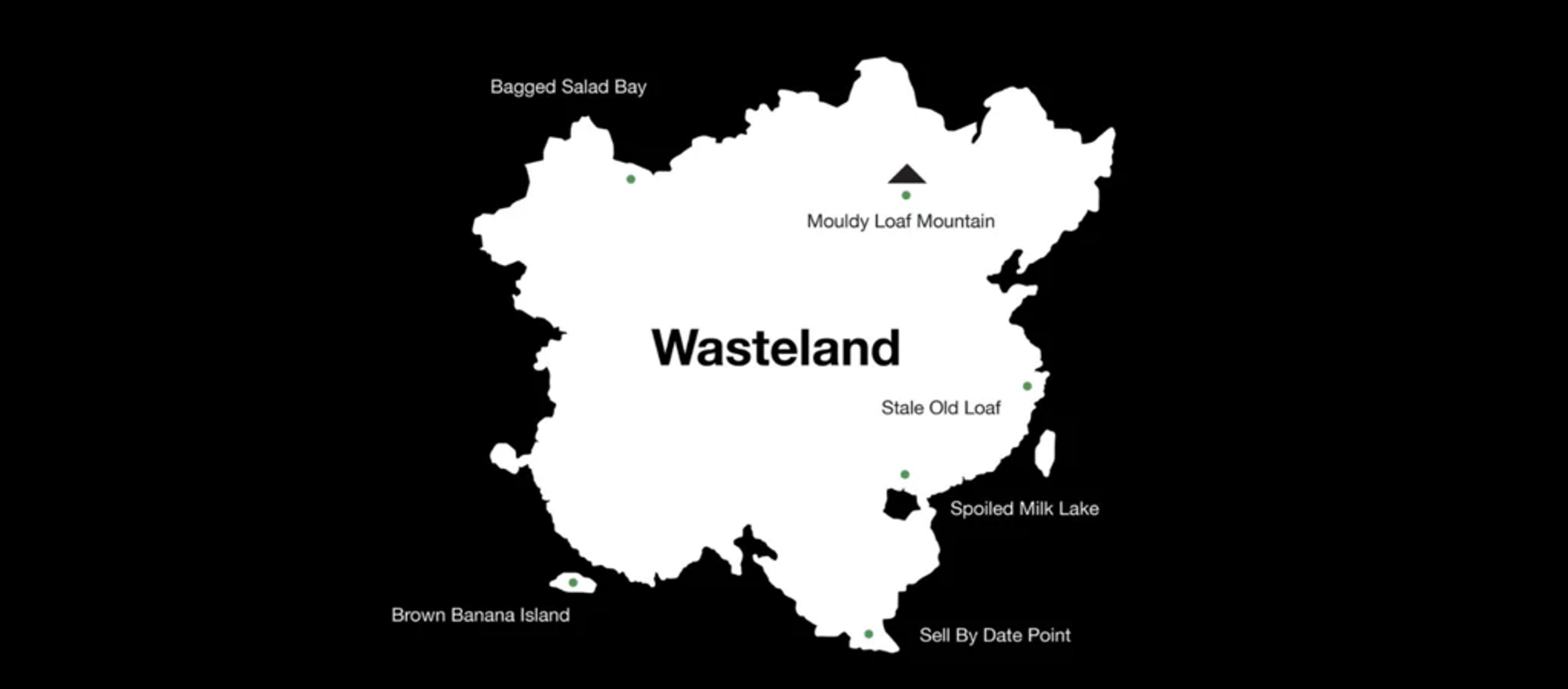 an image of the outline of a country named wasteland