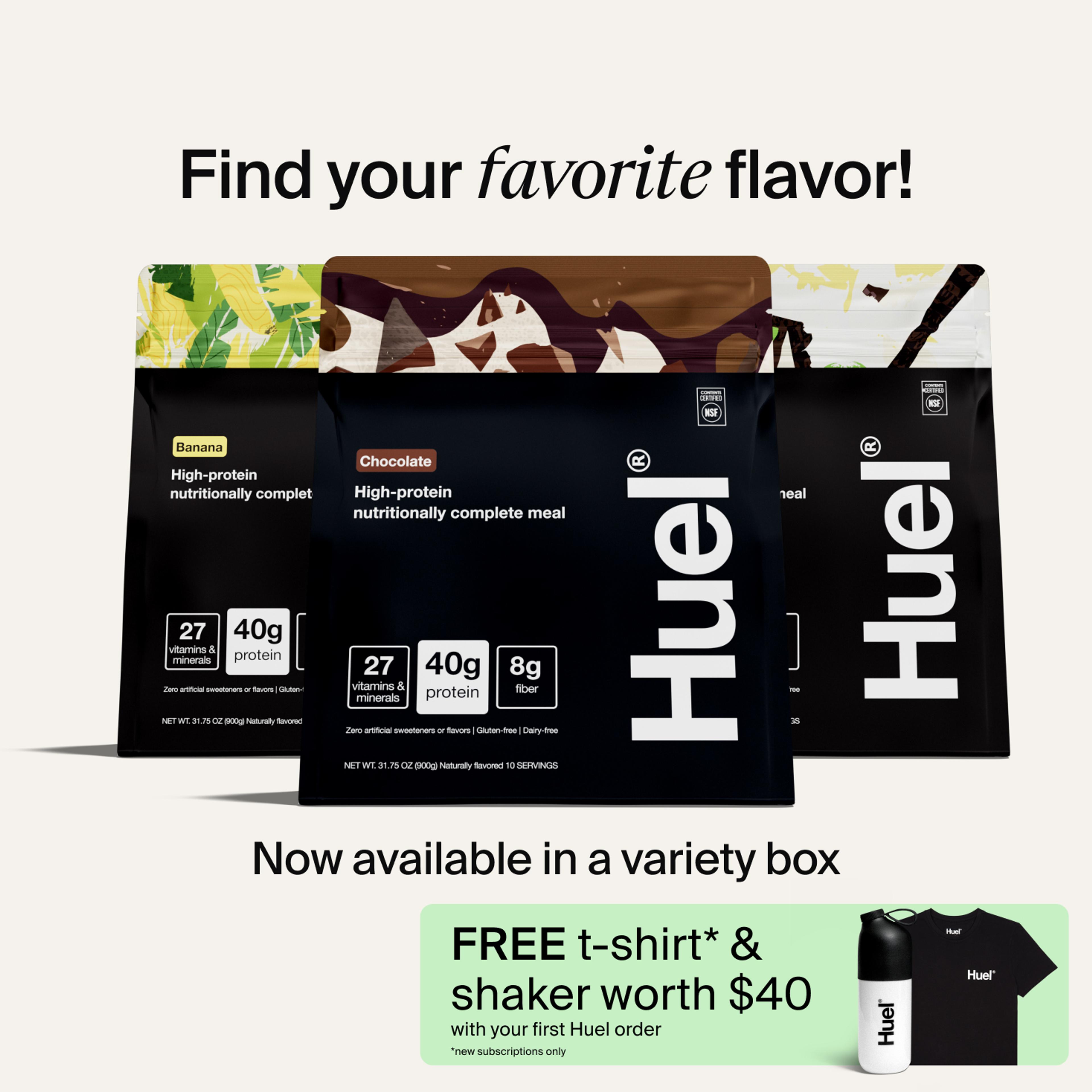 Find your favorite flavor! Now available in a variety box
