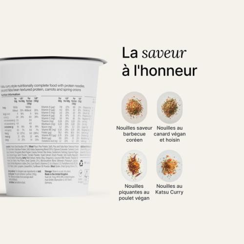Gros plan d'un pot Instant Meal