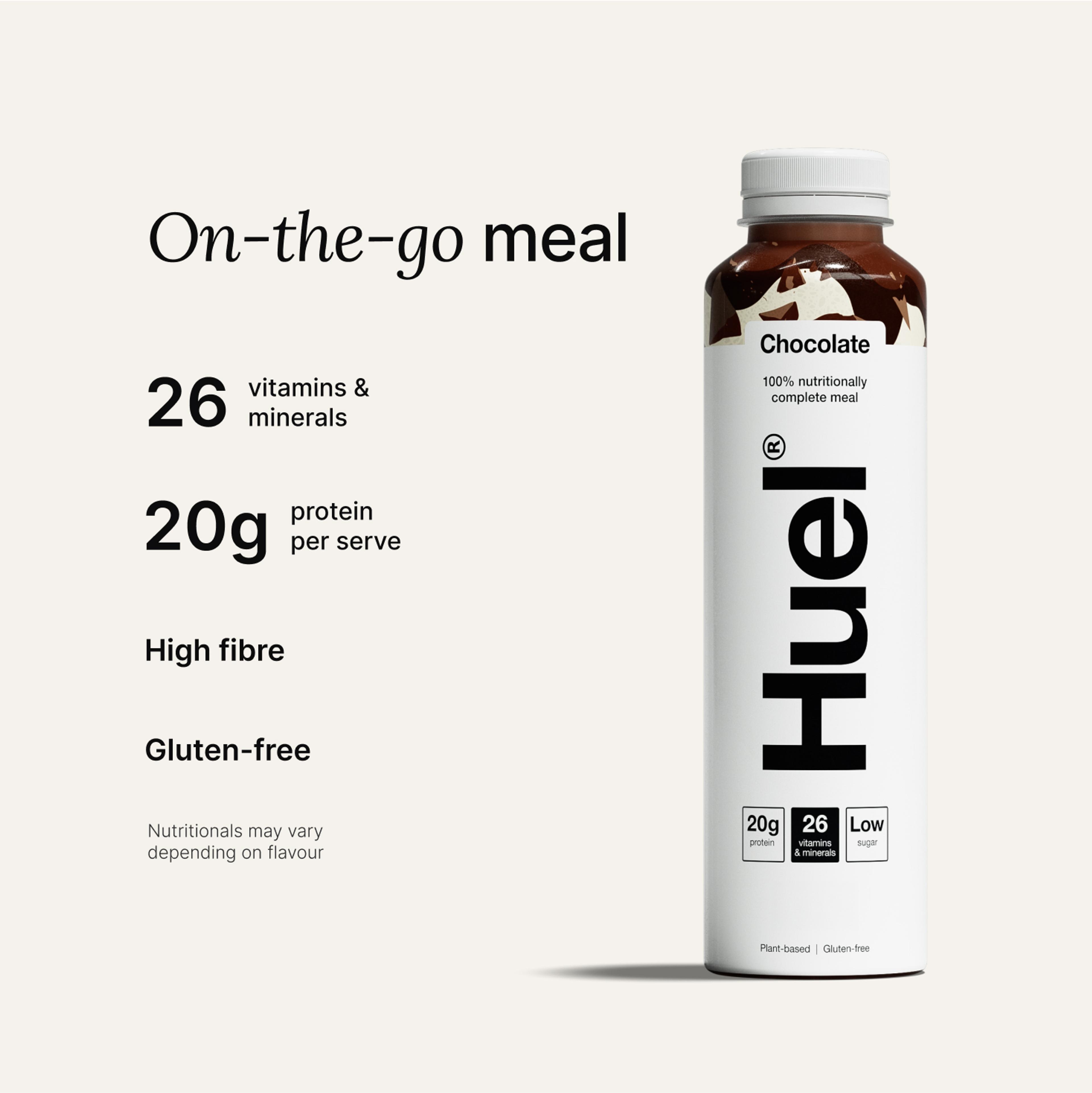 Bottle of Ready-to-drink with Complete Nutrition callouts