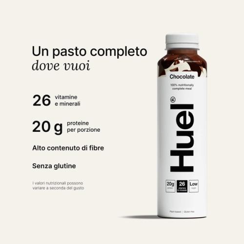 Bottiglia di Ready-to-drink con didascalie Nutrizione completa