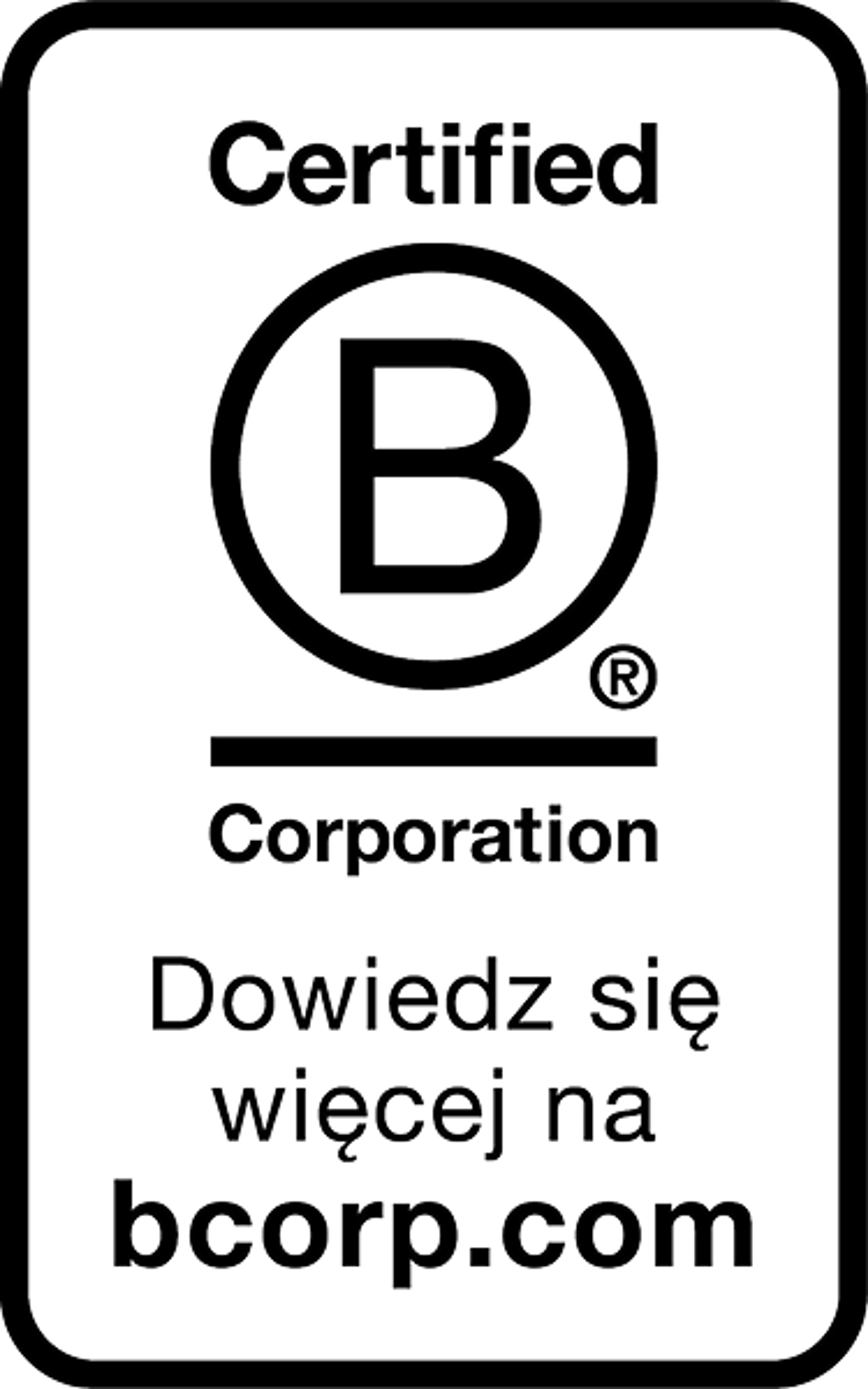 B Corp Accreditation Logo