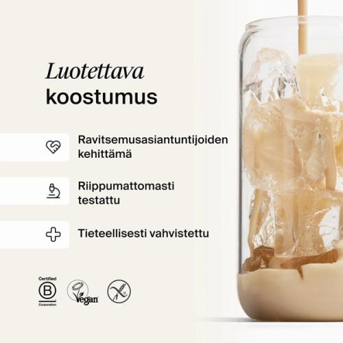Koostumus, johon voit luottaa - Ravitsemusasiantuntijoiden kehittämä, perusteellisesti testattu, tieteen tukema 