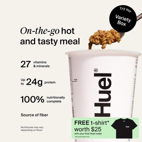 On-the-go hot and tasty meal - Chick'n & Mushroom Pasta flavor