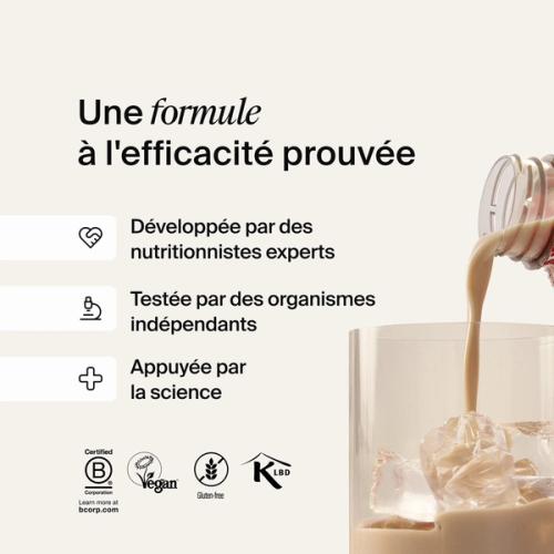 Une formule en laquelle vous pouvez avoir confiance - Développée par des nutritionnistes experts, rigoureusement testée et soutenue par la science. 