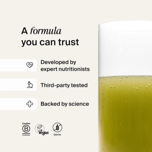 A formula you can trust- Developed by expert nutritionists, rigorously tested, backed by science 