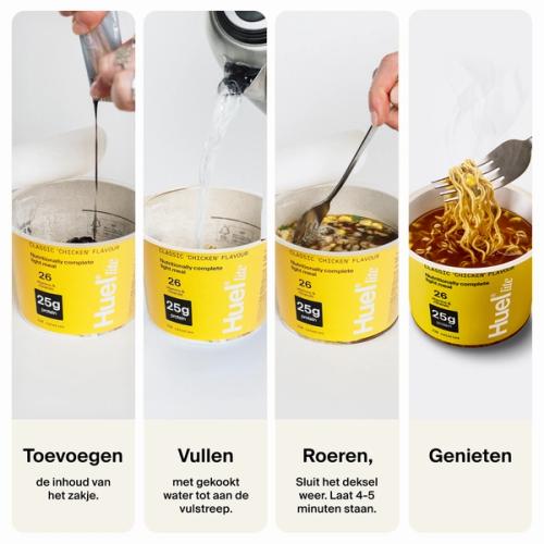 Een stapsgewijze handleiding voor het maken van Huel Lite Ramen
