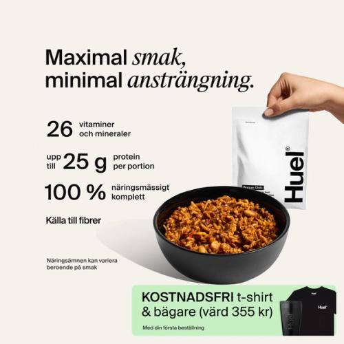 Bowl of Hot & Savoury with Complete Nutrition callouts