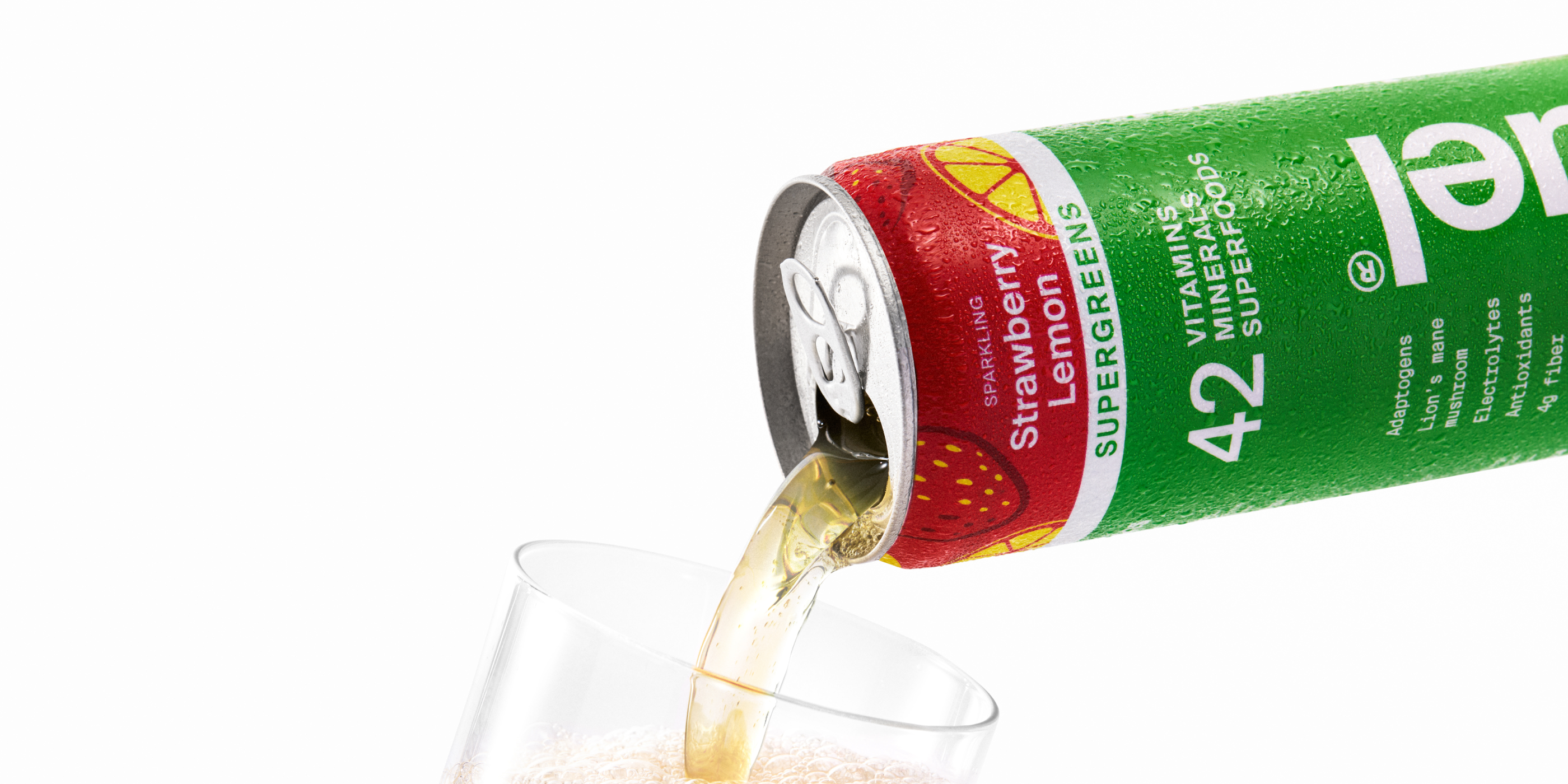 Close up of a Daily Greens Ready-to-drink can