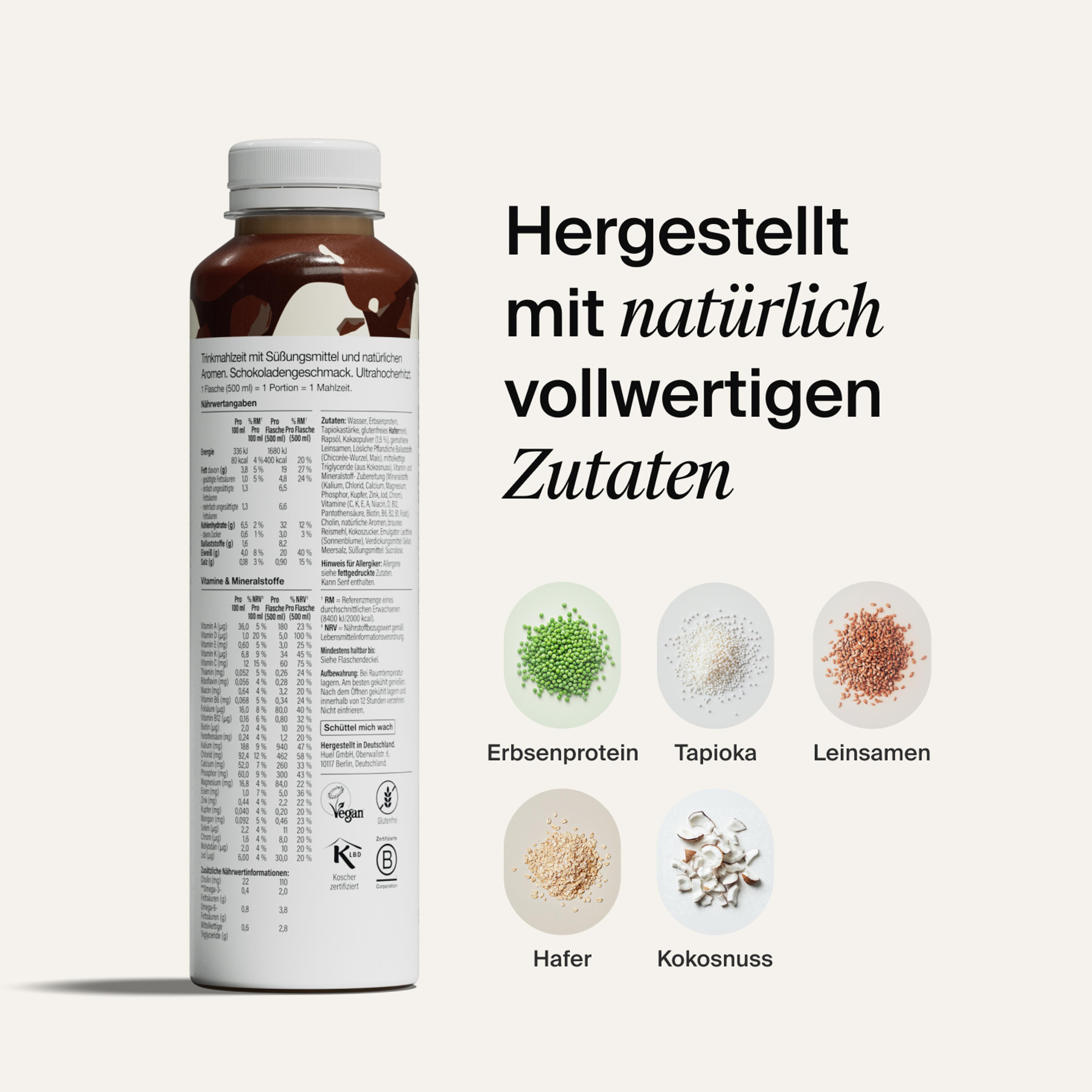 Vanille aus einer Ready-to-drink Flasche