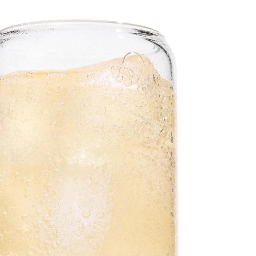 Close up shot of a glass of DAZ