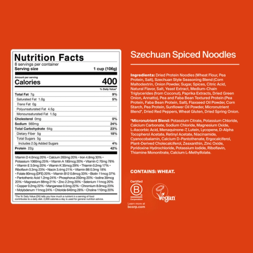 Nutritional information 