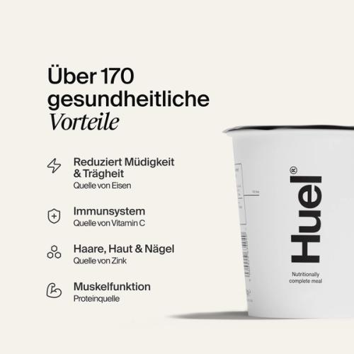 Person, die einen Hot & Savoury Pot mit einer Gabel isst