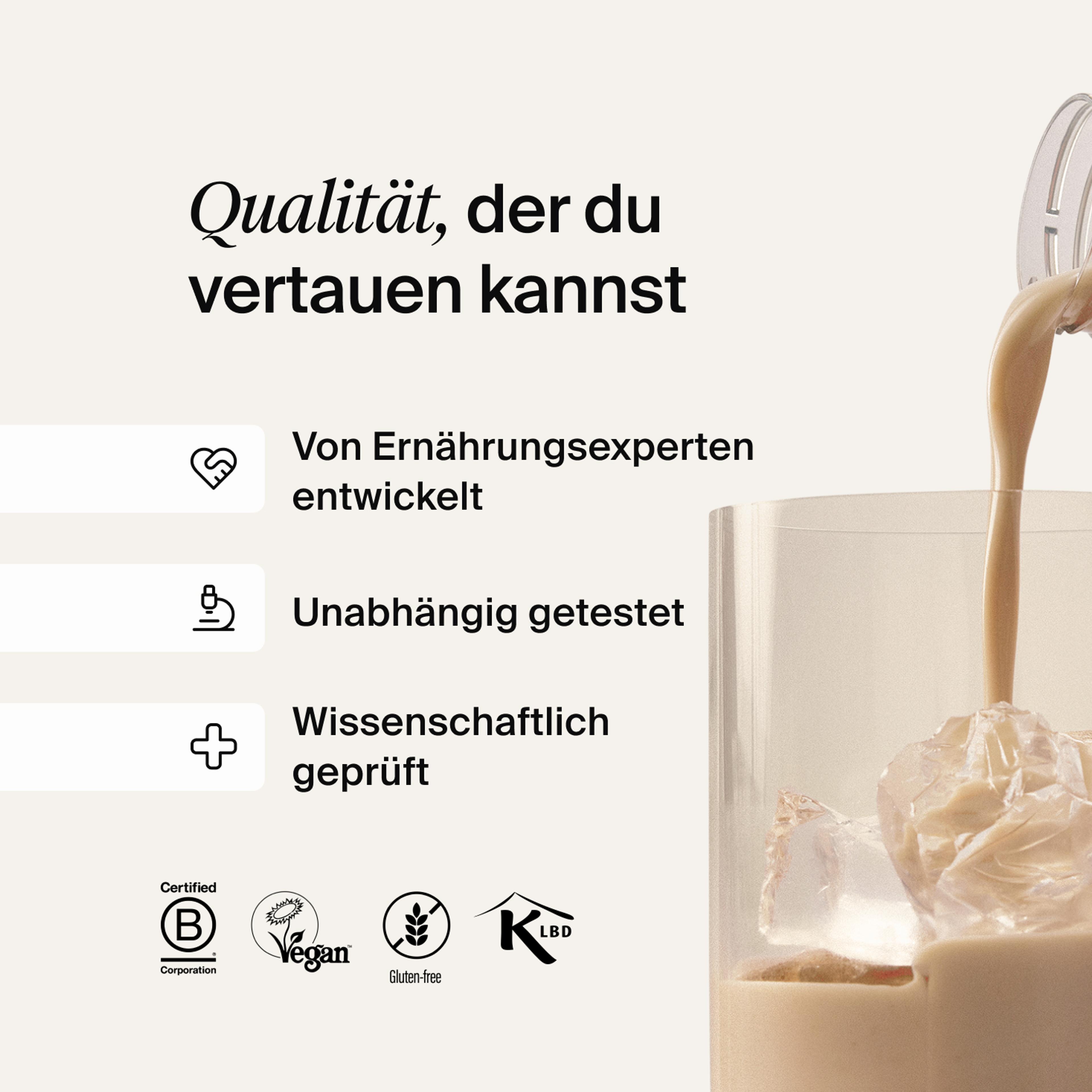 A formula you can trust- Developed by expert nutritionists, rigorously tested, backed by science 
