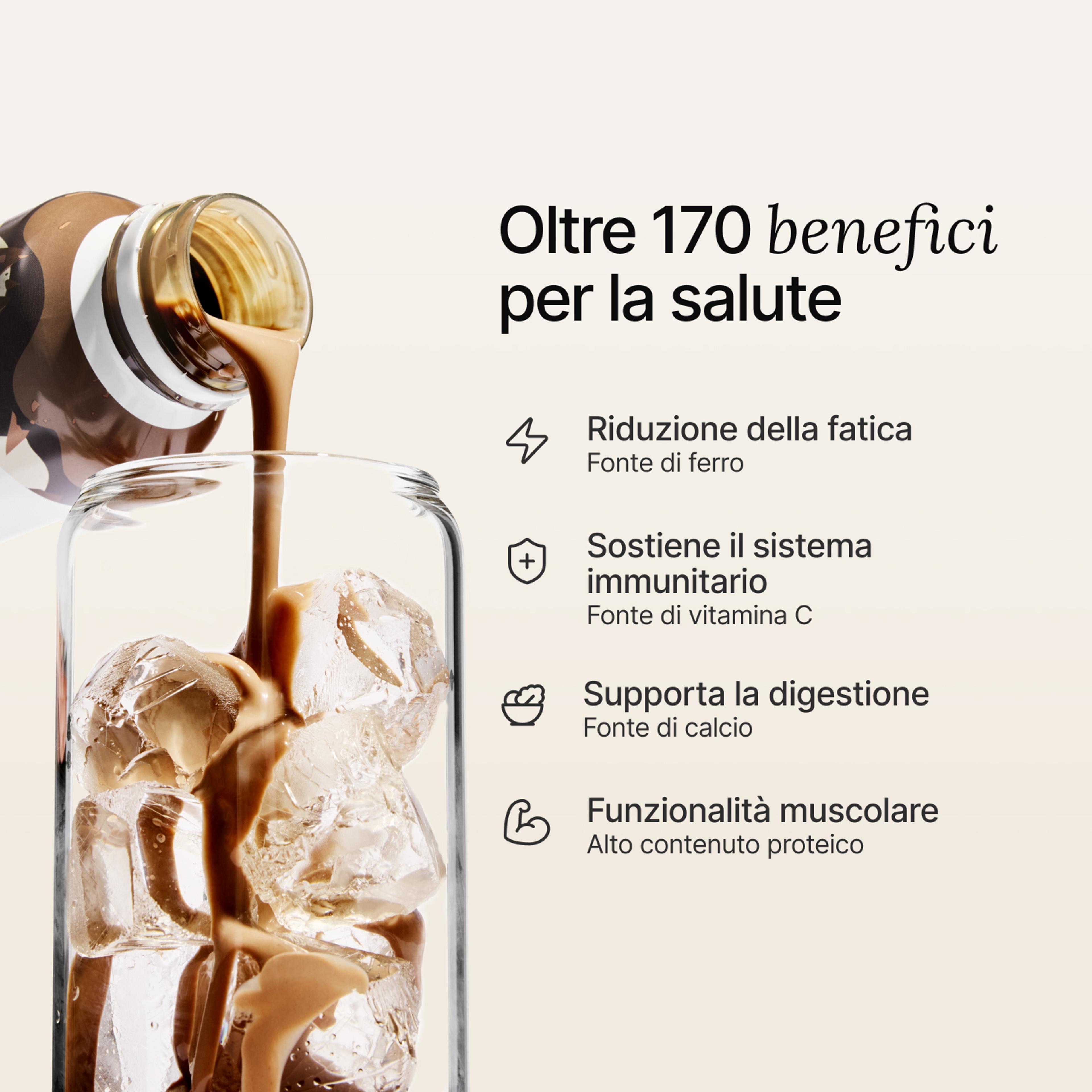 Vaniglia che fuoriesce dalla bottiglia di Ready-to-drink