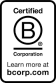 B Corp Accreditation Logo