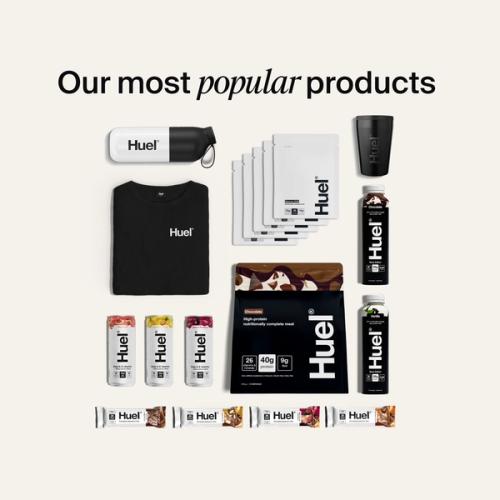 Huel products in the Bestseller Bundle
