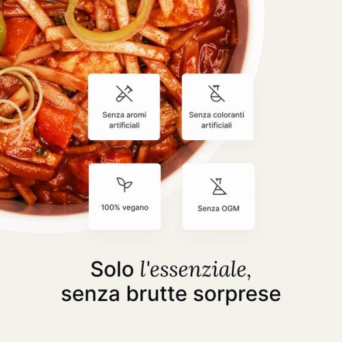 Noodle Hot & Savoury su una forchetta 
